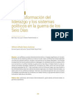 Capitulo. La Transformación Del Liderazgo y Los Sistemas Políticos en La Guerra de Los Seis Días