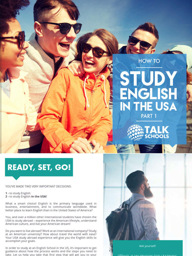 How To Study English in The USA PART - 1 1 | PDF | Cost Of Living ...