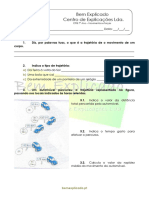 A.2.2 - Movimentos e Forças - Ficha de Trabalho