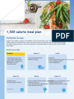 Lho WMP 1500 Calorie Meal Plan