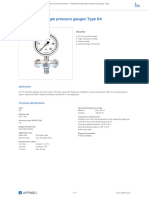 Standard Diaphragm Pressure Gauges Type D4 DB en