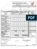 Bulletin brouillon niveau 1 Réforme Electricité