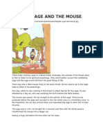 THE SAGE AND THE MOUSE-Grade-9-english
