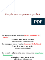 Simple Past Vs Present Perfect