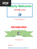 C Program - Bridge Course