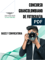 Convocatoria y Bases Concurso de Fotografia Ugca 2024