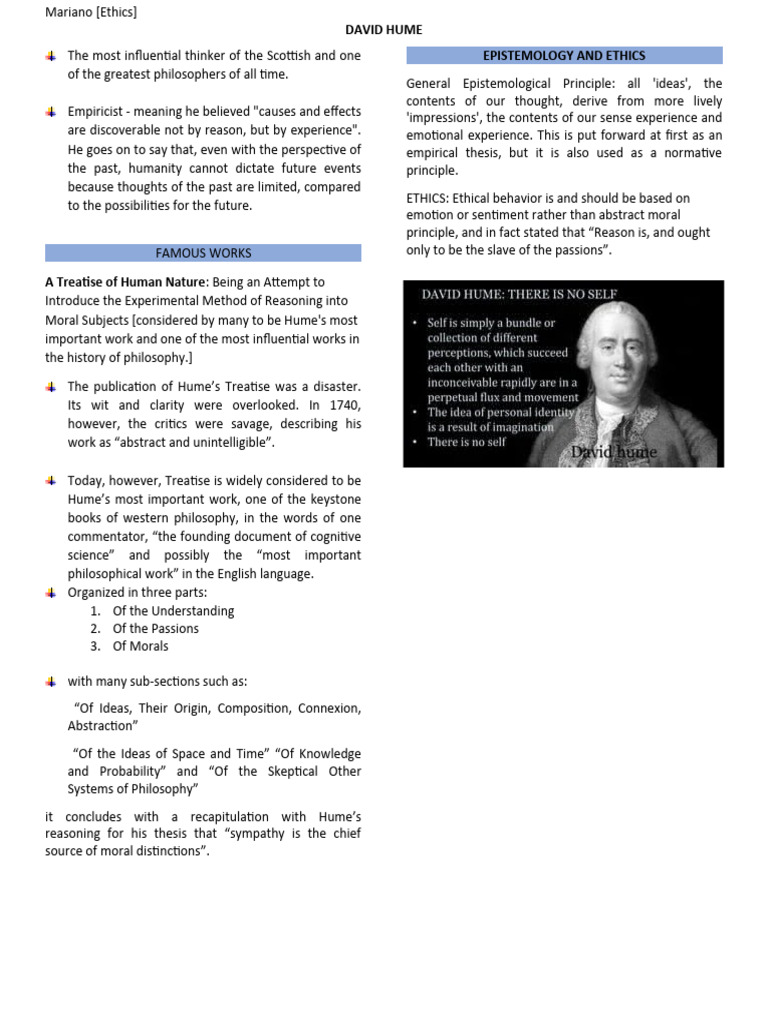David Hume Pdf David Hume Reason