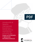 Introduccion Al Derecho Economico Internacional