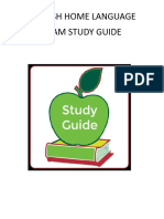 June Exam Study Guide Grade 8 + 9 English Home Language