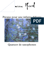 Pavane Ravel Sax PDF