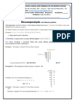 Decomposição em Fatores Primos