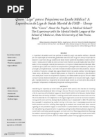 A Liga de Saude Mental Unesp