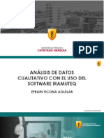 Sesión 1 Análisis de Datos Cualitativos Con El Uso Del Software IRAMUTEQ