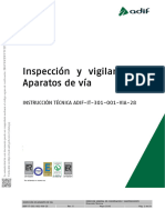 ADIF-IT-301-001-VIA-28 Inspección y Vigilancia de Aparatos de Vía