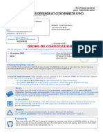 Ordre de Convoc. Intégral Courriel