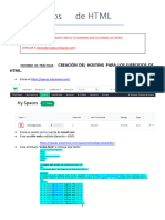 Ejercicios HTML