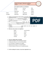 Examen 6º Primaria Lengua