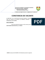 VACANTE