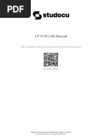 LP VI Bi Lab Manual