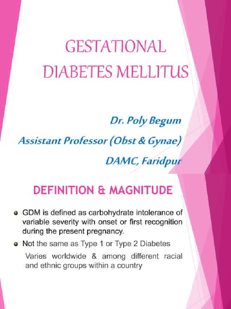 Gestational Diabetes Mellitus | PDF