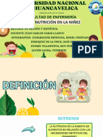 Nutrición en La Niñez