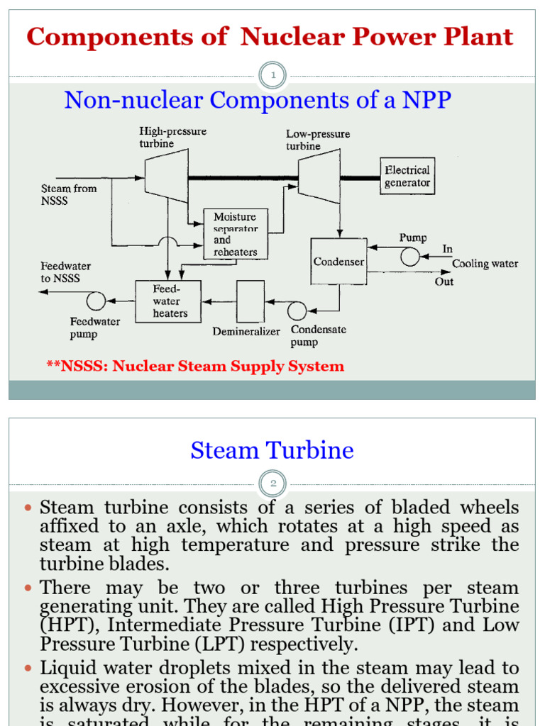 Components of Nuclear Power Plant | PDF | Pressurized Water Reactor ...