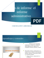 Clase 8 y 9 - Informe Administrativo y Académico 8 - 11
