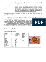 Procesul tehnologic de preparare a supelor dulci