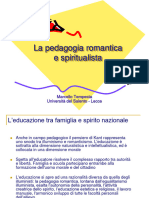 4 La Pedagogia Romantica e Spiritualista