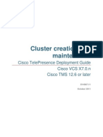 Cisco VCS Cluster Creation and Maintenance Deployment Guide X7-0-n