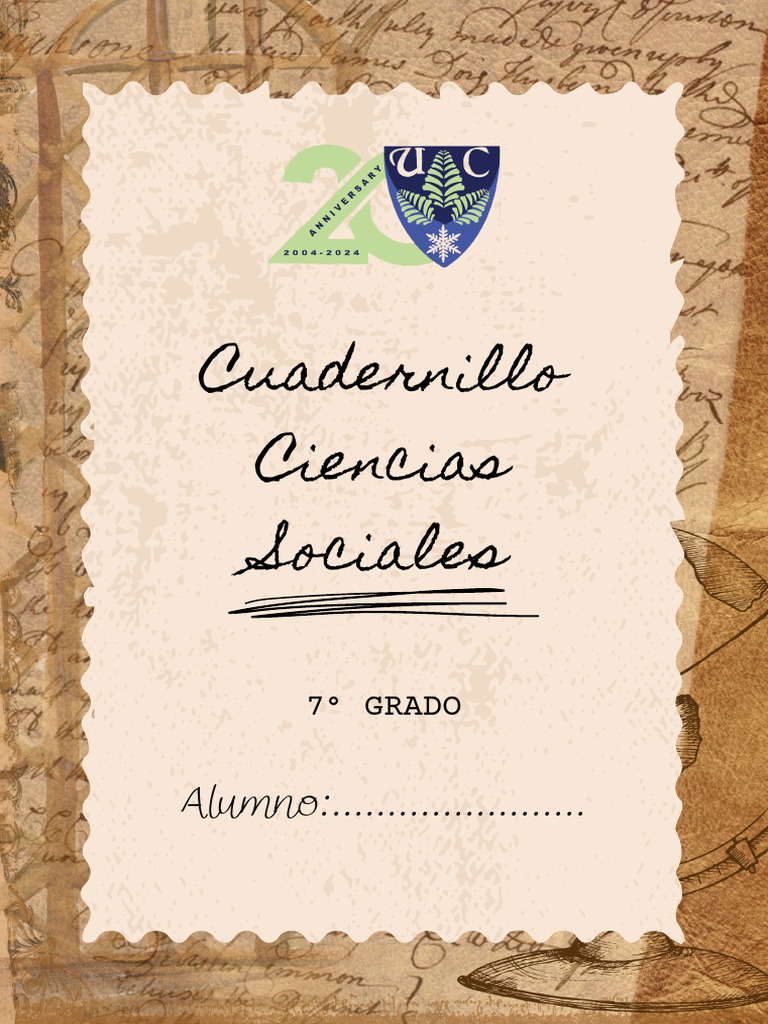 Cuadernillo 7mo 2024 8900 Pdf Ciencias De La Tierra