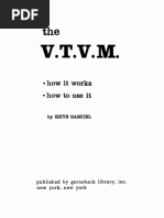 Vacuum Tube Volt Meter VTVM How It Works How To Use It Rhys Samuel 1956 254p