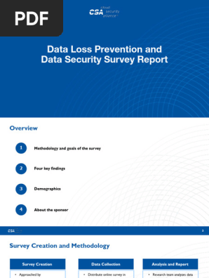 Data Loss Prevention and Data Security Survey Report _ Presentation