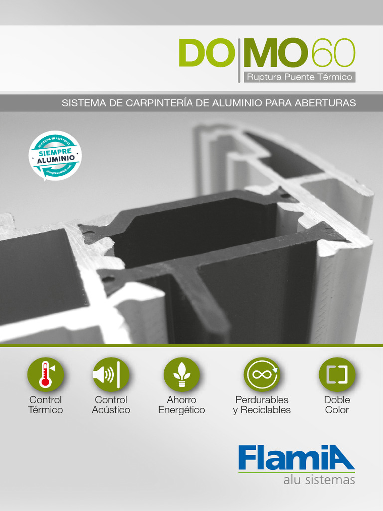 Sistemas de Carpintería Flamia S.A. | PDF | Ingeniería de Edificación ...