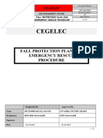 Cegelec Fall Protection Plan & Emergency Rescue Procedure