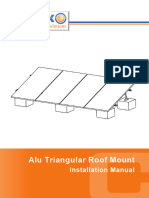 Manual de Instalación - Montaje Triangular para 4 Paneles Ángulo de Inclinación Ajustable 15-30 Grados