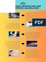 Infografía Primeros Auxilios Minimalista Profesional Multicolor