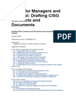 CISG BASED CONTRACT GUIDLINES