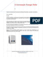 Orçamento Fotovoltaica