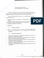 Derecho Administrativo Material-Programa