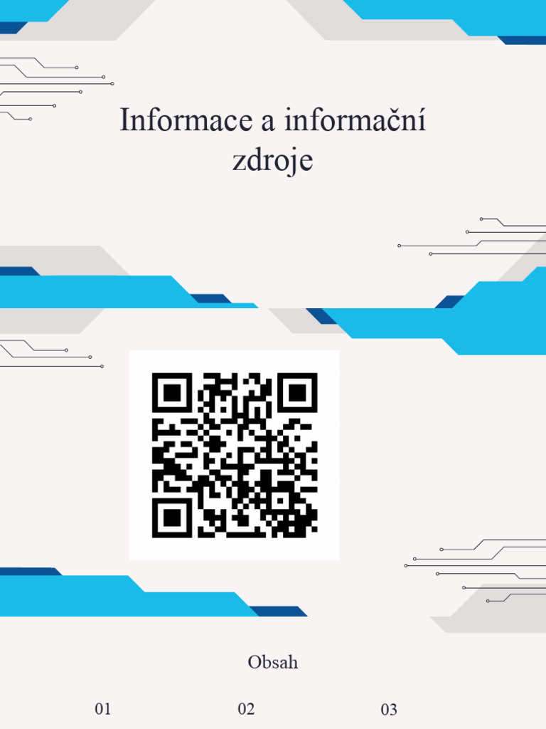 Informace A Informační Zdroje | PDF