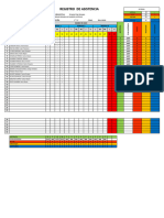 Registro de Asistencia Marzo A Diciembre