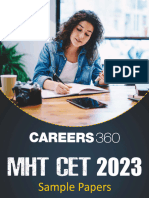 MHT - CET 2023 Sample Papers File