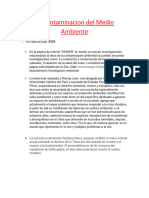 La Contaminacion Del Medio Ambiente