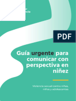 Guía Urgente para Comunicar Con Perspectiva en Niñez