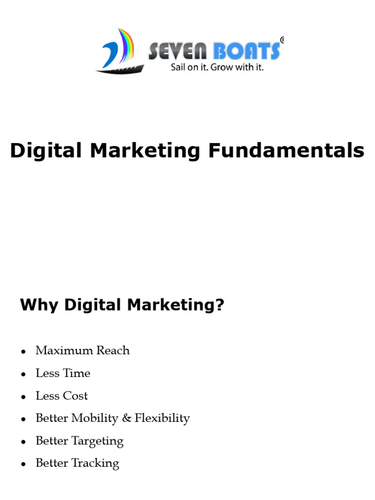 Digital Marketing Basics and Strategies | PDF | Digital Marketing ...