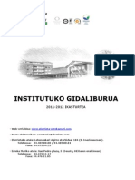 Institutuko Gidaliburua (2011-12)
