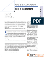 Inestabilidad Anterior Hombro