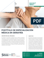 Ficha Postítulo de Especialización Médica en Geriatría 2022