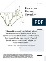Gender and Human Sexuality